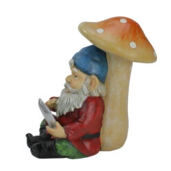 Northlight 10" High Tech Gnome With Tablet Solar Powered LED Lighted Outdoor Garden Statue -Christmas Decoration Store northlight ag36993 1 52835.1588362562