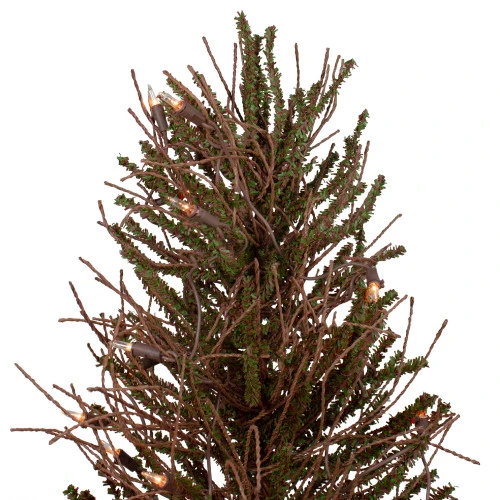 Northlight 3' Pre-Lit Warsaw Twig Artificial Christmas Tree - Clear Lights 4 Northlight 3' Pre-Lit Warsaw Twig Artificial Christmas Tree - Clear Lights - Image 2