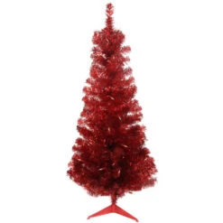 Northlight 4' Pre-Lit Slim Red Artificial Christmas Tree - Clear Lights 9 Northlight 4' Pre-Lit Slim Red Artificial Christmas Tree - Clear Lights -Christmas Decoration Store northlight b83508 1 76409.1611155805