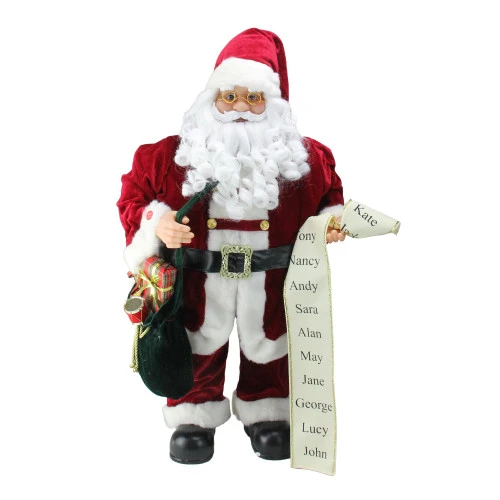 Northlight 32" Battery Operated Animated Standing Santa Claus Musical Christmas Figure 3 Northlight 32" Battery Operated Animated Standing Santa Claus Musical Christmas Figure