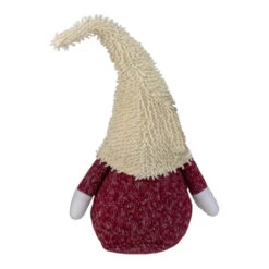 Northlight 15" Textured Red And White Chubby Smiling Gnome Plush Table Top Christmas Figure -Christmas Decoration Store northlight c85092 b 2 45387.1665610431