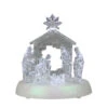 Northlight 7.75" LED Holy Family In Stable Christmas Nativity Scene Tabletop Decoration - 31601372 -Christmas Decoration Store northlight ct2071 202 107 64019.1588358758
