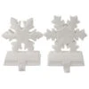 Northlight Set Of 2 White Glittered Snowflake Christmas Stocking Holder 6.5” -Christmas Decoration Store northlight dw15128 updated 89264.1664726381