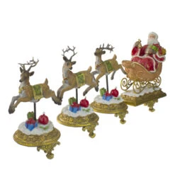Northlight Set Of 4 Santa And Reindeer Christmas Stocking Holders 9.5" 8 Northlight Set Of 4 Santa And Reindeer Christmas Stocking Holders 9.5" -Christmas Decoration Store northlight dw15134 1 24430.1588369074