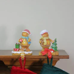 Northlight Set Of 2 Holiday Gingerbread Christmas Stocking Holders 5.25" 7 Northlight Set Of 2 Holiday Gingerbread Christmas Stocking Holders 5.25" -Christmas Decoration Store northlight dw15137 3 02652.1588351345