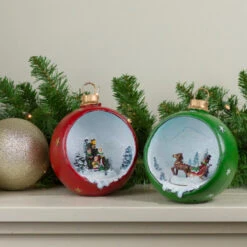 Northlight Set Of 2 LED Lighted Winter Scene Christmas Ornament Decorations 5.75" 9 Northlight Set Of 2 LED Lighted Winter Scene Christmas Ornament Decorations 5.75" -Christmas Decoration Store northlight dw27706 4 85765.1588406362