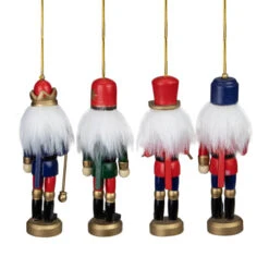Northlight Set Of 4 Red And Green Christmas Nutcracker Ornaments - 5" 9 Northlight Set Of 4 Red And Green Christmas Nutcracker Ornaments - 5" -Christmas Decoration Store northlight f00108 3 28222.1664466676