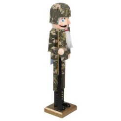 Northlight 15" Beige And Green Army Soldier In Fatigues Christmas Nutcracker 9 Northlight 15" Beige And Green Army Soldier In Fatigues Christmas Nutcracker -Christmas Decoration Store northlight f85992 3 64171.1664724868