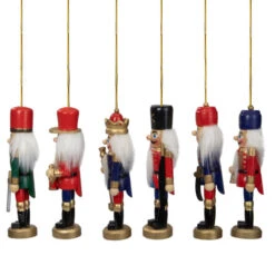 Northlight 6-Count Red And Blue Classic Nutcracker Christmas Ornaments - 5.25 Inches -Christmas Decoration Store northlight f86005 4 76300.1665346758