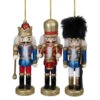 Northlight Set Of 3 Glittery Nutcracker King, Soldier And Drummer Ornaments 5.25" -Christmas Decoration Store northlight f86006 1 52322.1665346762