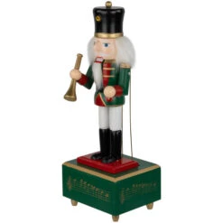 Northlight 12" Red Animated And Musical Christmas Nutcracker With Trumpet -Christmas Decoration Store northlight f97114 02 89544.1693409636