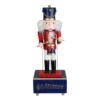 Northlight 12" Red And Navy Nutcracker Drummer Animated And Musical Christmas Figure 1 Northlight 12" Red And Navy Nutcracker Drummer Animated And Musical Christmas Figure -Christmas Decoration Store northlight f97115 11758.1664901050