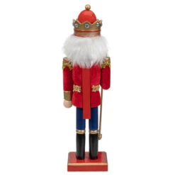 Northlight 14" Red And Gold Traditional Christmas Nutcracker King With Scepter Tabletop Figurine -Christmas Decoration Store northlight f97125 2 10577.1598489669