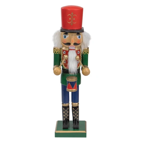 Northlight 14" Green And Red Traditional Standing Drummer Christmas Nutcracker 3 Northlight 14" Green And Red Traditional Standing Drummer Christmas Nutcracker