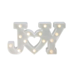Northlight 12.75" White "JOY" LED Christmas Marquee Wall Sign 8 Northlight 12.75" White "JOY" LED Christmas Marquee Wall Sign -Christmas Decoration Store northlight fm26606 11461.1694101349