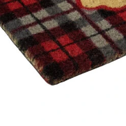 Northlight Red And Black Plaid "Merry Christmas" Rectangular Doormat 18" X 30" -Christmas Decoration Store northlight fw28330 5 28549.1642205486