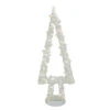 Northlight 34" Pre-Lit White Battery Operated Glittered Christmas Tree Decor 1 Northlight 34" Pre-Lit White Battery Operated Glittered Christmas Tree Decor -Christmas Decoration Store northlight h36268 68474.1588411272