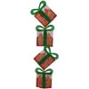 Northlight 44" Lighted Red Tinsel Stacked Gift Boxes Outdoor Christmas Decoration -Christmas Decoration Store northlight h83203 01 70611.1689172435
