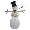 Northlight 72" White And Black LED Lighted Snowman With Top Hat Christmas Outdoor Decoration 1 Northlight 72" White And Black LED Lighted Snowman With Top Hat Christmas Outdoor Decoration -Christmas Decoration Store northlight h87080 01643.1588415301