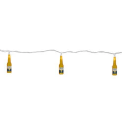 Northlight 10-Count Clear Corona Extra Beer Bottle Summer Patio Light Set, 9ft White Wire -Christmas Decoration Store northlight ha28791 1updated 02367.1665610422