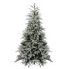 Northlight 7.5' Pre-Lit Medium Flocked Winfield Fir Artificial Christmas Tree - Warm White LED Lights -Christmas Decoration Store northlight hb27065 66154.1664990617