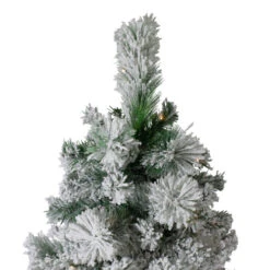 Northlight 6.5' Pre-Lit Full Flocked Somerset Spruce Artificial Christmas Tree - Clear Lights 9 Northlight 6.5' Pre-Lit Full Flocked Somerset Spruce Artificial Christmas Tree - Clear Lights -Christmas Decoration Store northlight hb27113 2 83893.1588396797
