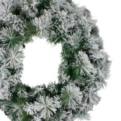 Northlight Flocked Somerset Spruce Artificial Christmas Wreath - 36-Inch, Unlit 9 Northlight Flocked Somerset Spruce Artificial Christmas Wreath - 36-Inch, Unlit -Christmas Decoration Store northlight hb27116 1 18116.1588353929