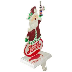 Northlight 9.75" Silver Plated Pepsi-Cola Santa Claus Christmas Stocking Holder -Christmas Decoration Store northlight hd82332 2 updatedjpg 82204.1665611042