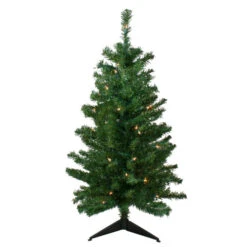 Northlight 3' Pre-Lit Medium Mixed Classic Pine Artificial Christmas Tree - Clear Lights