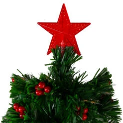 Northlight 3' Pre-Lit Color Changing Fiber Optic Christmas Tree With Red Berries 11 Northlight 3' Pre-Lit Color Changing Fiber Optic Christmas Tree With Red Berries -Christmas Decoration Store northlight j65030 1 37108.1588368981