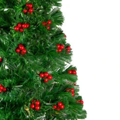 Northlight 4' Pre-Lit Color Changing Artificial Christmas Tree With Red Berries -Christmas Decoration Store northlight j65042 3 68551.1588357534