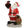 Northlight 19" Red Santa Holding Toy Sack And Blackboard Christmas Statue 1 Northlight 19" Red Santa Holding Toy Sack And Blackboard Christmas Statue -Christmas Decoration Store northlight jx1064a 1 09398.1588403954