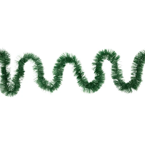 Northlight 50' X 2.75" Green Tinsel Artificial Christmas Garland - Unlit 3 Northlight 50' X 2.75" Green Tinsel Artificial Christmas Garland - Unlit