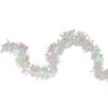Northlight 50' X 4" White Iridescent Wide Cut Tinsel Christmas Garland - Unlit -Christmas Decoration Store northlight k00354 53557.1665610740