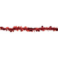 Northlight 50' X 2.5" Red Tinsel Christmas Garland With Polka Dots - Unlit -Christmas Decoration Store northlight k00355 2 10201.1667338057