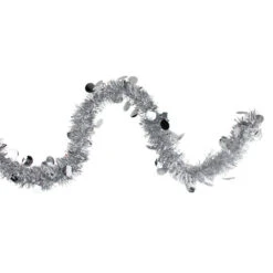 Northlight 50' X 2.5" Silver Shiny Tinsel Artificial Christmas Garland - Unlit 7 Northlight 50' X 2.5" Silver Shiny Tinsel Artificial Christmas Garland - Unlit -Christmas Decoration Store northlight k00356 3 24052.1665580044