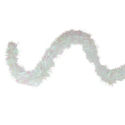 Northlight 50' X 4" White Iridescent Artificial Christmas Garland - Unlit