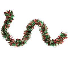 Northlight 50' X 3" Red And Green Wide Cut 6-Ply Artificial Christmas Garland - Unlit -Christmas Decoration Store northlight k00373 3 14843.1664901056