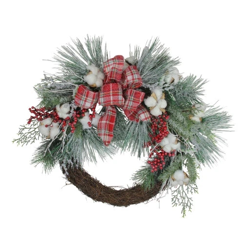 Northlight Holly Berry Red And Green Artificial Christmas Wreath - 24-Inch, Unlit 3 Northlight Holly Berry Red And Green Artificial Christmas Wreath - 24-Inch, Unlit