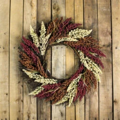 Northlight Autumn Harvest Mixed Heather Artificial Grapevine Wreath, 22 Inch Unlit -Christmas Decoration Store northlight kji2015971updated 23774.1636719539
