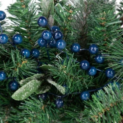 Northlight 28" Mixed Pine And Blueberries Artificial Christmas Teardrop Swag - Unlit -Christmas Decoration Store northlight kji85785 4 04768.1686403315
