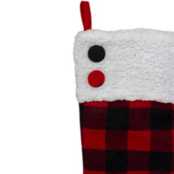 Northlight 23" Black And Red Rustic Buffalo Plaid Christmas Stocking 9 Northlight 23" Black And Red Rustic Buffalo Plaid Christmas Stocking -Christmas Decoration Store northlight l27900 2 58288.1588354067