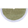 Northlight 20" Gold Glittered Mini Christmas Tree Skirt With Faux Fur Trim -Christmas Decoration Store northlight l27919 1 31978.1588396890
