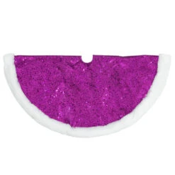 Northlight 20" Magenta Glittered Mini Christmas Tree Skirt With White Fur Trim 11 Northlight 20" Magenta Glittered Mini Christmas Tree Skirt With White Fur Trim -Christmas Decoration Store northlight l27920 0220copy 34591.1691161229