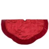 Northlight 48" Red Glittered Swirl Trimmed Christmas Tree Skirt 2 Northlight 48" Red Glittered Swirl Trimmed Christmas Tree Skirt -Christmas Decoration Store northlight l34499 01359.1665433296