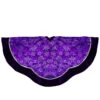 Northlight 48" Purple And Silver Glittered Floral Christmas Tree Skirt -Christmas Decoration Store northlight l34936 updated 54116.1588359214