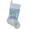 Northlight 21" Blue And White "Baby's First Christmas" Snowman Stocking -Christmas Decoration Store northlight l51019 1 25949.1588371120