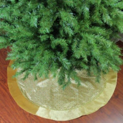 Northlight 48" Gold Glittered Star Christmas Round Tree Skirt -Christmas Decoration Store northlight l85466 2 44200.1588350600