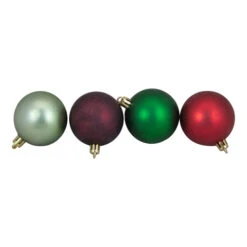 Northlight 60ct Red And Green Shatterproof 3-Finish Christmas Ball Ornaments 2.5" (60mm) -Christmas Decoration Store northlight lj15373 1updated2021 40320.1634384324