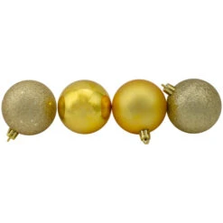 Northlight 24ct Vegas Gold Shatterproof 4-Finish Christmas Ball Ornaments 2.5" (60mm) 7 Northlight 24ct Vegas Gold Shatterproof 4-Finish Christmas Ball Ornaments 2.5" (60mm) -Christmas Decoration Store northlight lj34922 2 54354.1665611037